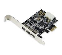 Cpolebev -PEX30016 3 Port IEEE 1394 Firewire 1394B & 1394A PCIe 1.1 X1 Card TI XIO2213B Chipset Requires Legacy Driver