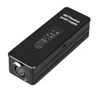 Cpolebev Phantom Power Supply 48V Microphone Amplifier Rechargeable Portable for Condenser Microphones Preamp Record Studio