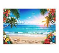 Cpolebev Photography Background 150 * 100CM Summer Beach Theme Backdrop Travel Surf Partys Decorations Background Cloth