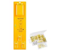 Cpolebev Picture Hanger, Picture Hanging Tool with Level Easy Frame Picture Hanger Wall Hanging Kit, Painting Hanging Tool Easy Install Easy to Use