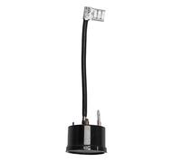 Cpolebev Plastic Compressor Thermal Overload Protector for 1HP Air Conditioner with Wire Black