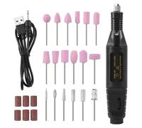 Cpolebev Plastic Sanding Machine Set Electric Pen Mini Electric Drill Sanding Tool Nail Power Tool