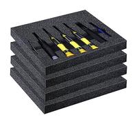 Cpolebev Polyethylene Foam Sheet - 4Pack Of Polyurethane Foam Pads for Packing and Crafts, 16Inch X 12Inch X 1Inch Thickness