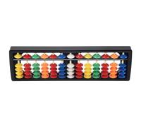 Cpolebev Portable Plastic Abacus Arithmetic Abacus Calculation Tool