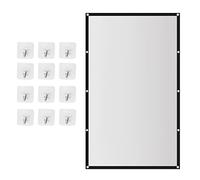 Cpolebev Portable Projector Screen for Home Theater Outdoor HD White Foldable Anti- (120Inch)
