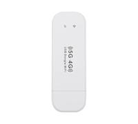 Cpolebev Portable Wireless Wifi Smart Router 4G LTE WiFi Router SIM Card Slot Compact Size High Speed Internet Connection WiFi Dongle 4G Card Router for Laptops UMPC MID Devices Car Mounted Network De