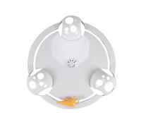 Cpolebev Pounce Cat Toy, Interactive Automatic Toy Adjustable Electronic Battery Operated Toy