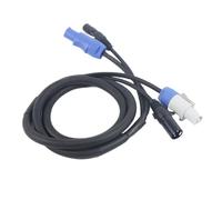 Cpolebev Powercon Cable Combination of Powercon Plug and XLR Signal Line for Light Power Connection Signal Transit(A)