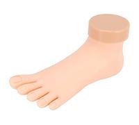Cpolebev Practice Foot Model Flexible Movable Soft Fake Foot Tool for Nail Art Train