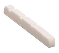 Cpolebev Pre-slotted Flat Bottom Bone Bass Nut for 4 String PB Precision Bass, 38x3.5x5/4.5mm