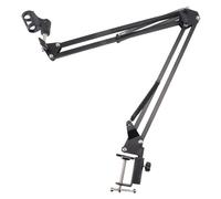 Cpolebev Pro Desktop Microphone Holder Suspension Scissor Arm Microphone Stand Table Mounting Clamp for Blue Snowball