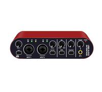 Cpolebev Professional 24Bit 192KHz Audio Interface 2 Input Sound Card for Electric Guitar External Studio PC Recording Tuner