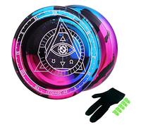 Cpolebev Professional Yoyo Alloy Unresponsive Yoyo 10 Ball Bearing Yoyo for Advanced Player Kids Beginner, 5