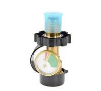 Cpolebev Propane Adapter Connector Propane Tank Adapter with Luminous Pressure Gauge Adapter Gas Tank Converter SL-YK01-1