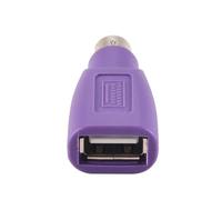 Cpolebev PS2 to USB Connector, Computer Mouse and Keyboard Mini Adapter, Mouse and Keyboard Converter