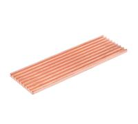 Cpolebev Pure Copper Heatsink Cooler Heat Sink Thermal Conductive Adhesive for M.2 2280 PCI-E NVME SSD 2mm