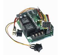 Cpolebev PWM DC Motor Speed Controller Digital Display 0-100% Adjustable Drive Module Input MAX 60A