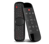 Cpolebev Q40 Voice Remote Control 2.4G Wireless Keyboard Air Mouse IR Learning Micro-Type Gyro Backlit Black