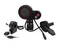Cpolebev QS-S4 36V-60V Thumb Throttle LCD Display Kit+Ignition Lock Key For Zero 8 9 10 8X 10X Electric Scooter 6PIN Display Parts