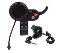 Cpolebev QS-S4 36V-60V Thumb Throttle LCD Display+Lgnition Lock Key Long Cable for Zero 8 9 10 8X 10X Electric Scooter 6PIN E-Scooter Parts