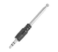 Cpolebev Radio Antenna 3.5Mm 4 Sections Telescopic FM Antenna Radio for Mobile Cell Phone Mp3 Mp4 Audio Equipment