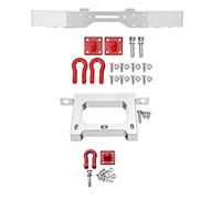 Cpolebev RC Car & Truck Upgrade Parts Metal Front & Rear Bumper for B14 B16 Q60 Q61 1/16 RC Trail Crawler Upgrade Parts