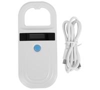 Cpolebev Reader RFID 134.2Khz, Pet ID Scanner with 0.91 Inch High Brightness OLED Display for Animal Tracking