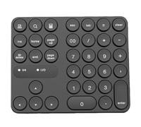 Cpolebev Rechargeable Double Bluetooth Number Pad Wireless Numeric Keypad 35-Keys External Numpad Keyboard Data Entry
