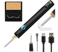 Cpolebev Rechargeable Thread Burner Kit for Jewelry Making,Digital Thread Zapper Tool,Leather Craft,Sewing,Weaving & Stringing A
