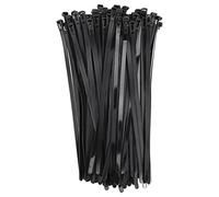 Cpolebev Releasable Zip Ties 12Inch Heavy Duty Zip Tie Thick Black Cable Ties 100Lb Tensile Strength Nylon Cable Wire Ties 100Pcs