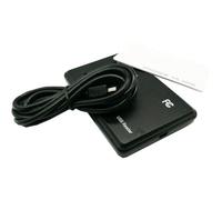 Cpolebev RFID Smart Card Reader with USB Port, 13.56MHz IC Card, Contactless Sensitivity, Support Window System Linux Easy Install