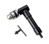 Cpolebev Right-Angle Electric Drill Three-Claw Right Angle Drill Adapter Device with Key Corner Device