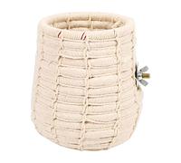 Cpolebev Rope Weave Bird Breeding Nest Bed House Toy for Parakeet Parrot Cage Perch Hatching Nesting Box