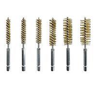 Cpolebev Round Wire Brush Diameter Stainless Steel Tube Brushes in Different Sizes with Round Wire Brushes for Rotary Hammers