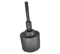 Cpolebev SDS Plus T-Post Ground Rod Driver, 65mm Drill Bit Driver,Hammer Drill Rod Converter for Rotary Hammer Drill Ground Rods Easy Install