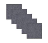 Cpolebev Self-Adhesive Carpet Tiles 30x30cm - Easy Install Floor Mats for Home, Office, Hallway, Study & Bedroom, DIY Decor C