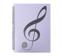 Cpolebev Sheet Music Folder, 60 Pages Capacity, Sheet Music Holder,Fits Letter Size A4, Writable & Detachable() Easy Install Easy to Use