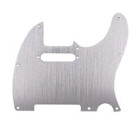 Cpolebev Silver 8 Hole Tele Guitar Pickguard Metal Pick Guard for Standard Pickguard Replacement