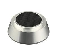 Cpolebev Silver Aluminum Alloy LP Vinyl Record Clamp for Turntable Stabilization and Player Accessories