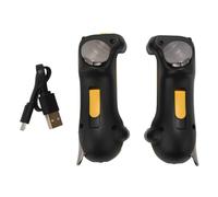 Cpolebev Six Finger for Controller Capacitance Adjustable Mobile Game Trigger L1R1 Button Gamepad Joystick Grip Yellow