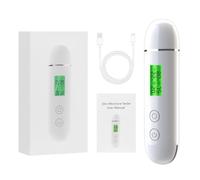 Cpolebev Skin Moisture Tester Fluorescent Agent Detector LCD Display Skin Moisture Meter