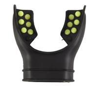 Cpolebev Snorkel Mouthpiece Regulator Diving Mouthpiece Universal Accessory Replacement Scuba Silicone Respirator Yellow