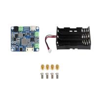 Cpolebev Solar Power Manager Module PCB Solar Power Manager Module +Battery Case MPPT Supports 6V-24V Solar Panel Type-C 5V/3A Regulated Output Module
