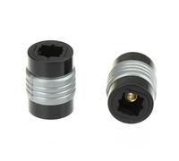 Cpolebev Speaker DVD Player Digital Audio Optical Cables Adapter Portable CD Fiber Optic Female Extender Extension Coupler 2Pcs