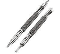 Cpolebev Spring Double End Nail Punch Set Center Hole Punch Spring Loaded Marker Metal Woodworking Drill Bit Door Pin Removal