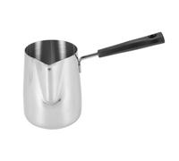 Cpolebev Stainless Steel Butter and Coffee Warmer,Turkish Coffee Pot,Mini Butter Melting Pot and Milk Pot with Spout -(600Ml)