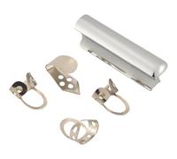 Cpolebev Stainless Steel Guitar Slide Tone Bar for Dobro, Lap Steel Guitar, Hawaiian Guitar, Electric Guitar Accessories,Silver
