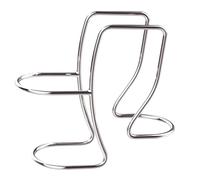 Cpolebev Stainless Steel Washing Machine Drain Hose Holder Hook, Universal Utility Sink Hose Clamp, Laundry Tub Hose Guide Clip Easy Install