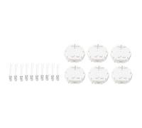 Cpolebev Stepper Motor Repair Kit - X27 168 - (6 Motor Kit + 10pcs Bulbs) Fits All 03-06 Silverados, Tahoes, Yukons, Suburbans