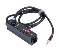 Cpolebev Stereo Ground Loop Isolator 3.5mm to XLR Audio Isolator Audio Noise Isolator Noise Suppressor Isolator for PC to Mixer